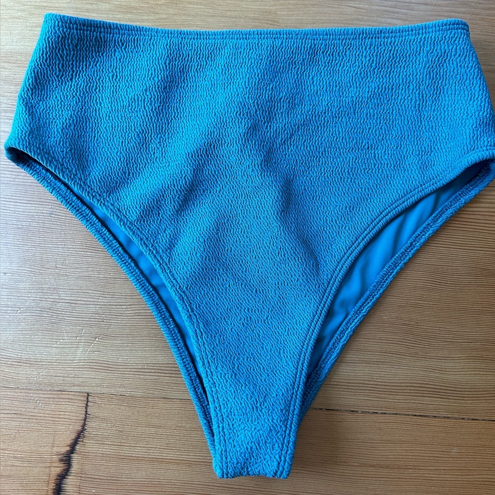 TJ Swim willow bottoms size small, in ocean blue, worn once
